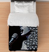 Vinyl Record Grooves Comforter